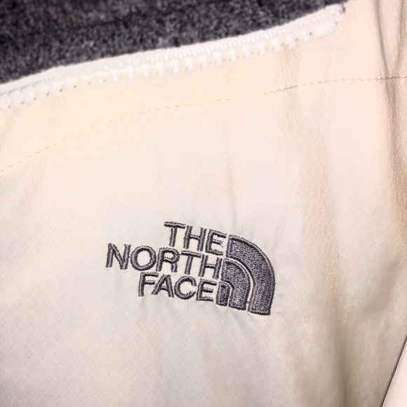 NORTH FACE DOWN COAT | CREAM | women’s L - Picture 3 of 4